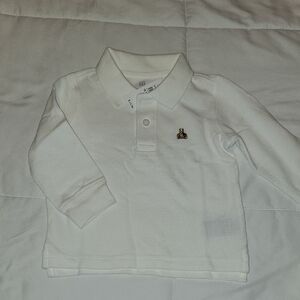 Kids White Polo Shirt